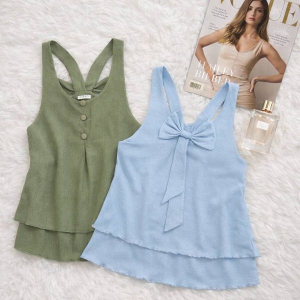 تاپ کریشه پاپیونی - مانتو پاتریس رشت