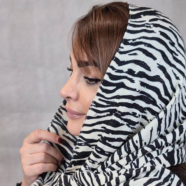 شال پلیسه زبرا لمه - مانتو پاتریس رشت