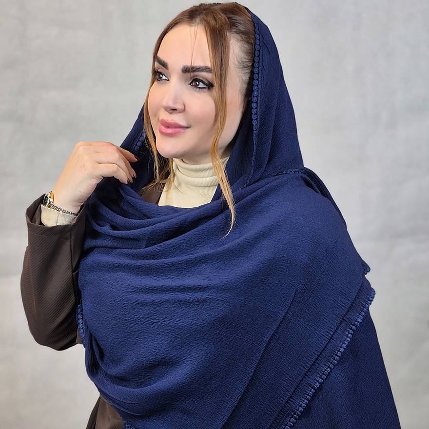 شال لبه عدسی پلیسه