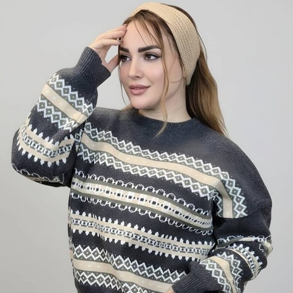 بلوز بافت سرخپوستی - مانتو پاتریس رشت