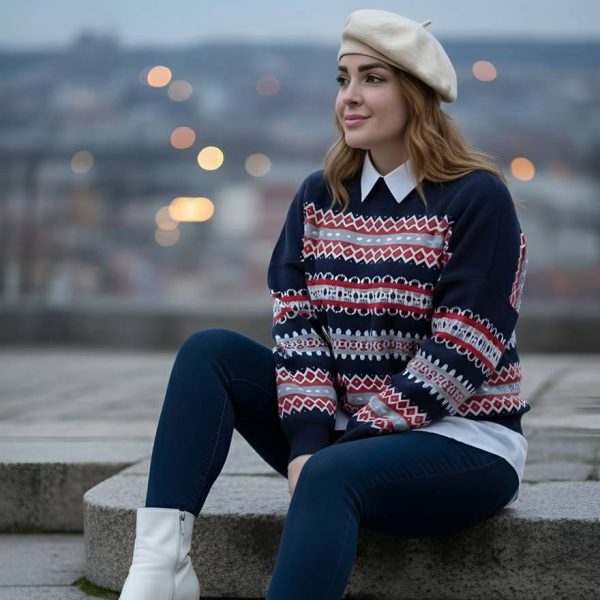 بلوز بافت سرخپوستی - مانتو پاتریس رشت