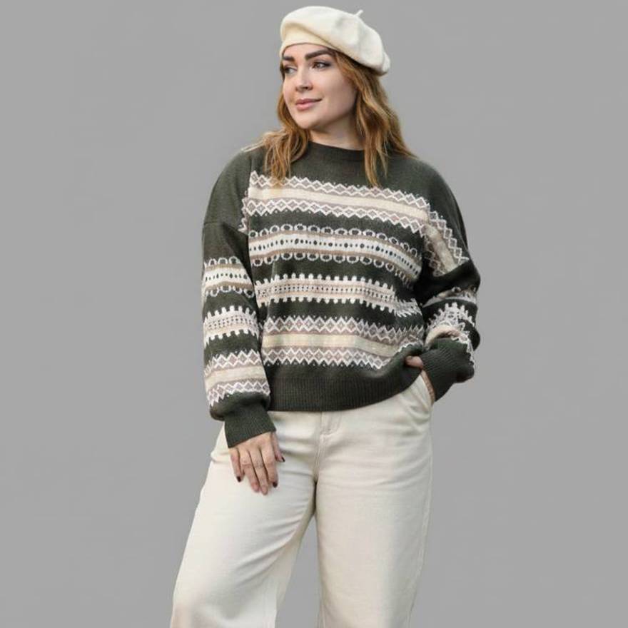 بلوز بافت سرخپوستی - مانتو پاتریس رشت