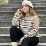 بلوز بافت سرخپوستی - مانتو پاتریس رشت