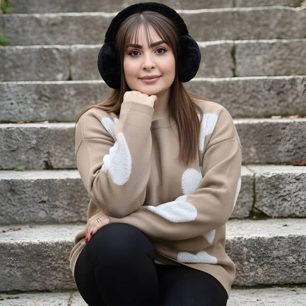 تونیک بافت قلب برجسته - مانتو پاتریس رشت