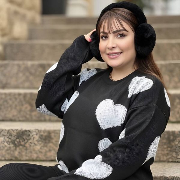 تونیک بافت قلب برجسته - مانتو پاتریس رشت