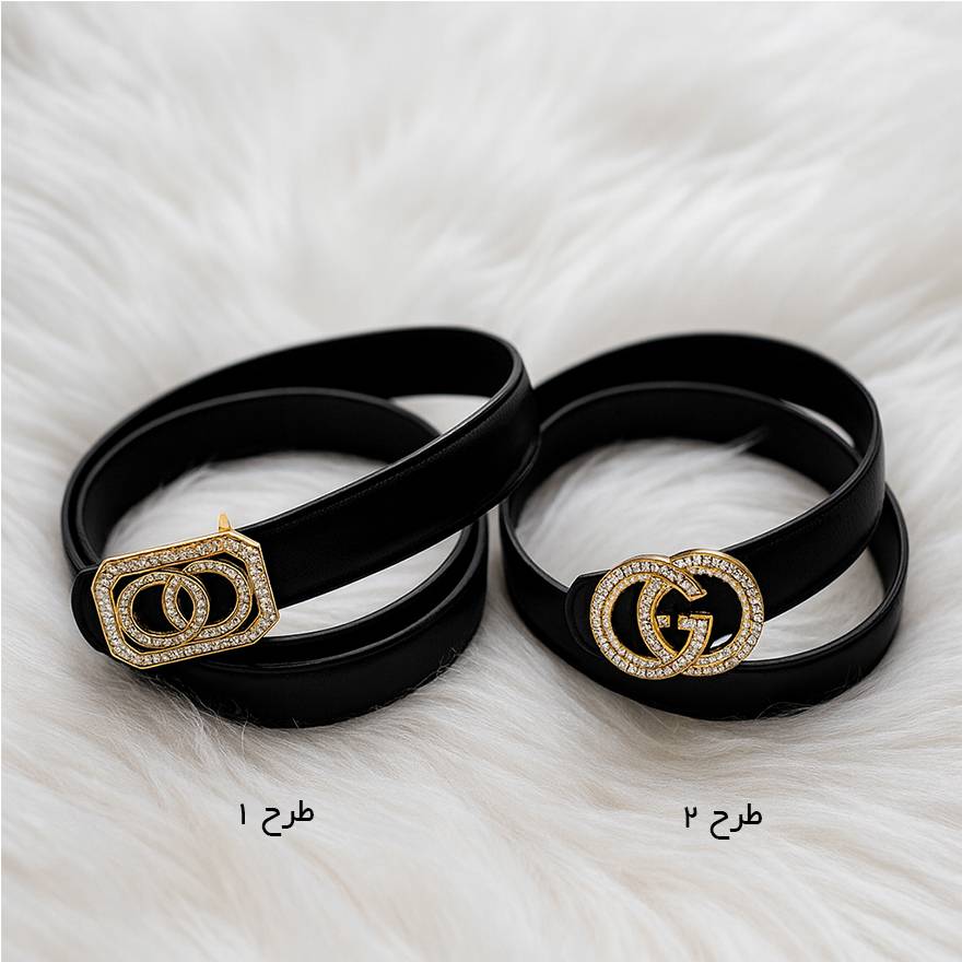 کمربند سگک طلایی - مانتو پاتریس رشت