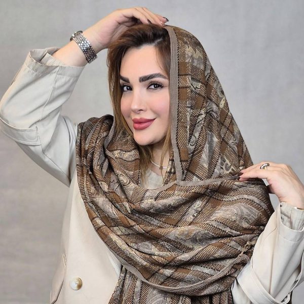 شال کریشه طرحدار پاییزه - مانتو پاتریس رشت