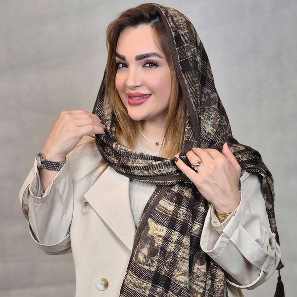 شال کریشه طرحدار پاییزه - مانتو پاتریس رشت