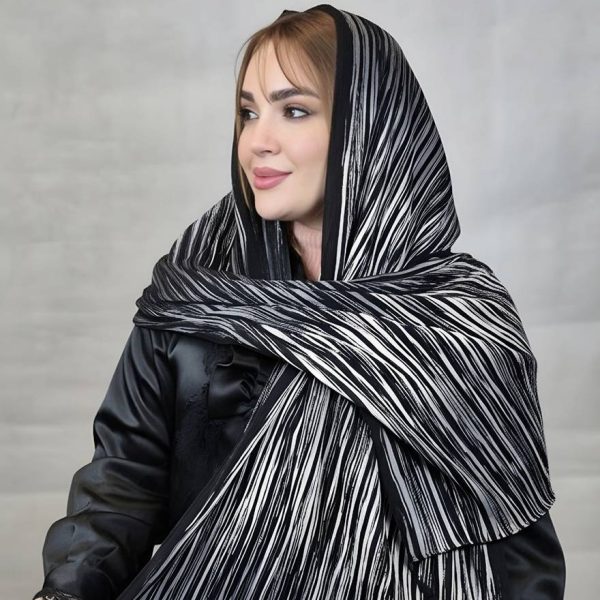 شال کریشه راه راه پاییزه