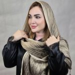 شال کریشه راه راه پاییزه