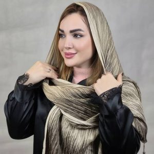 شال کریشه راه راه پاییزه