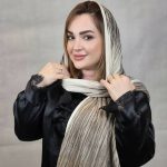 شال کریشه راه راه پاییزه - مانتو پاتریس رشت