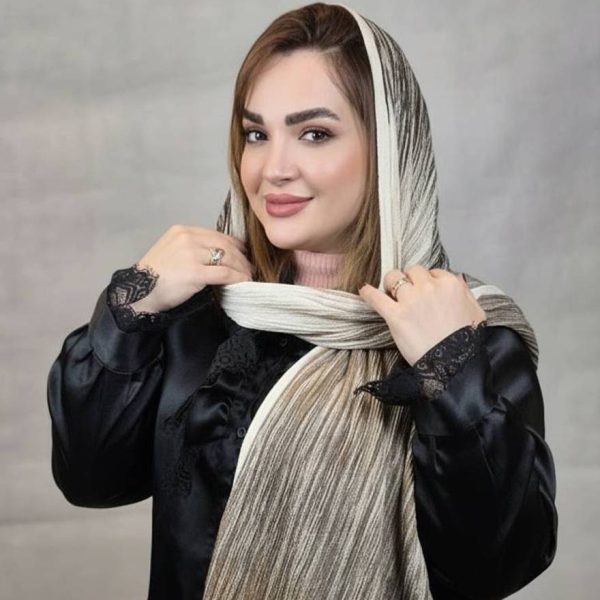 شال کریشه راه راه پاییزه - مانتو پاتریس رشت