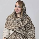 شال کریشه طرح شاخه - مانتو پاتریس رشت