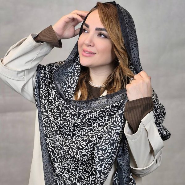 شال کریشه طرح شاخه - مانتو پاتریس رشت