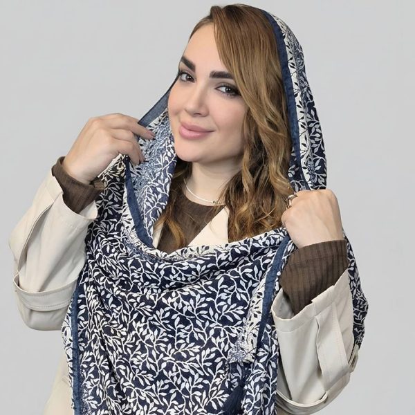 شال کریشه طرح شاخه - مانتو پاتریس رشت