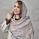 شال کریشه طرح شاخه - مانتو پاتریس رشت