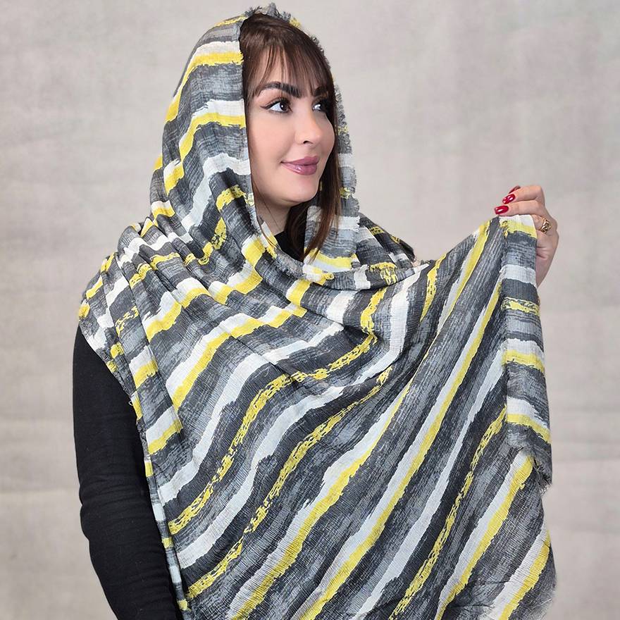 شال راه راه رنگی - مانتو پاتریس رشت