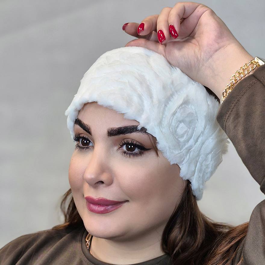 هدبند خز ساده