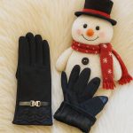 دستکش فوتر لبه تور مشکی - مانتو پاتریس رشت