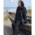 ست بافت ساده-رشت مانتو پاتریس