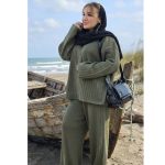 ست بافت ساده-رشت مانتو پاتریس