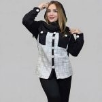 ست مانتو شلوار ترکیبی- مانتو پاتریس رشت