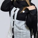 ست مانتو شلوار ترکیبی- مانتو پاتریس رشت