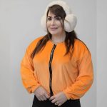 بامبر زیپی مخمل