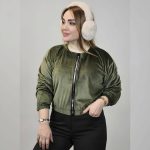 بامبر زیپی مخمل