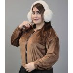 بامبر زیپی مخمل