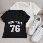 تیشرت کراپ چاپ 76