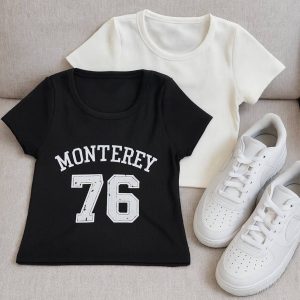 تیشرت کراپ چاپ 76