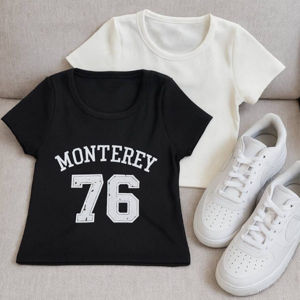 39100268-1 تیشرت کراپ چاپ 76