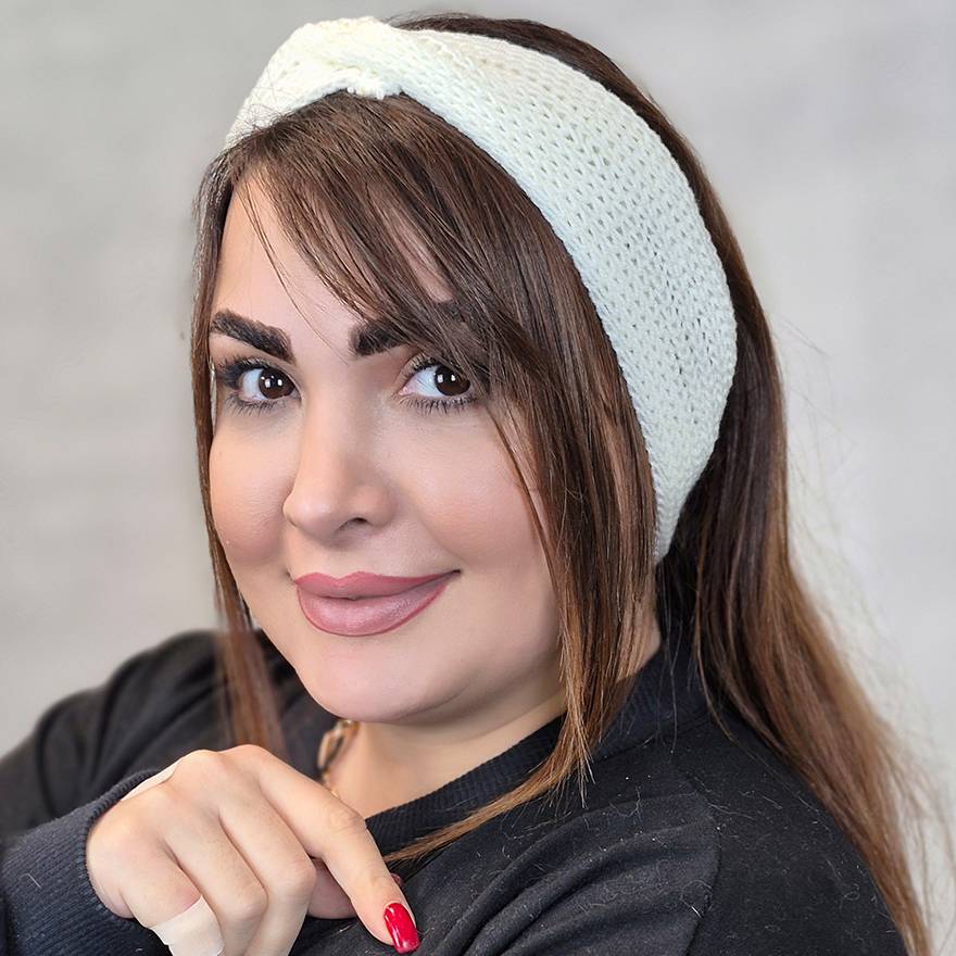 هدبند ضربدری بافت -