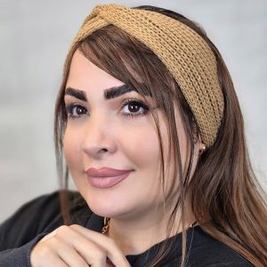 هدبند ضربدری بافت -