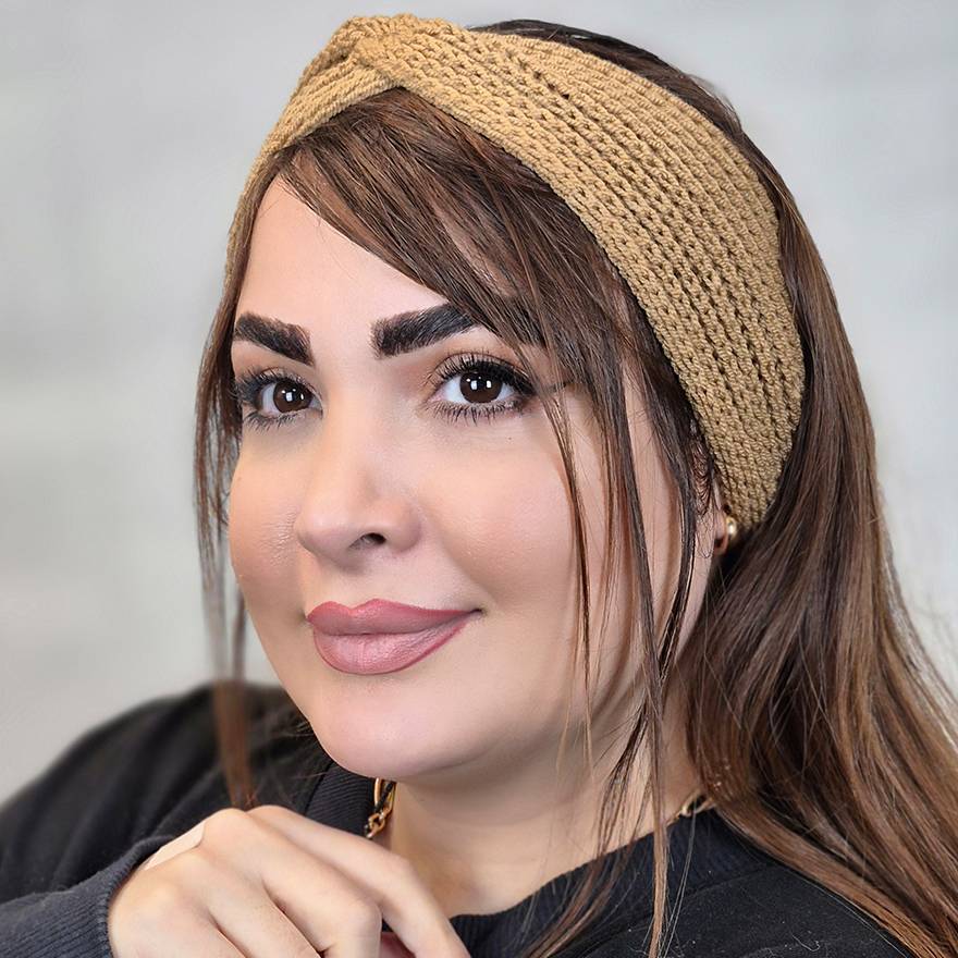 هدبند ضربدری بافت -