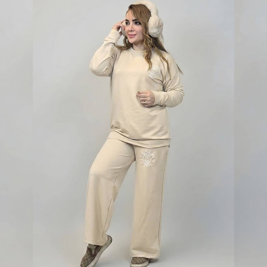 ست بلوز شلوار گلدوزی گوچی