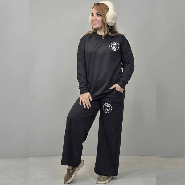 ست بلوز شلوار گلدوزی گوچی