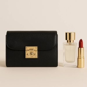 کیف دوشی قفلی مشکی - مانتو پاتریس رشت