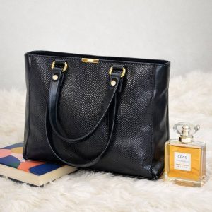 کیف پوست ماری مشکی