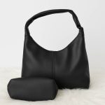 کیف دوشی گره ای مشکی - مانتو پاتریس رشت