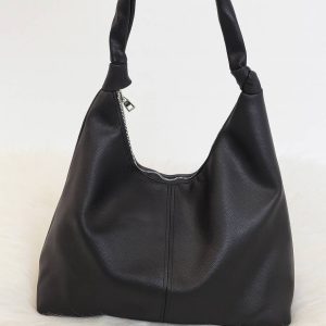 کیف دوشی گره ای مشکی - مانتو پاتریس رشت