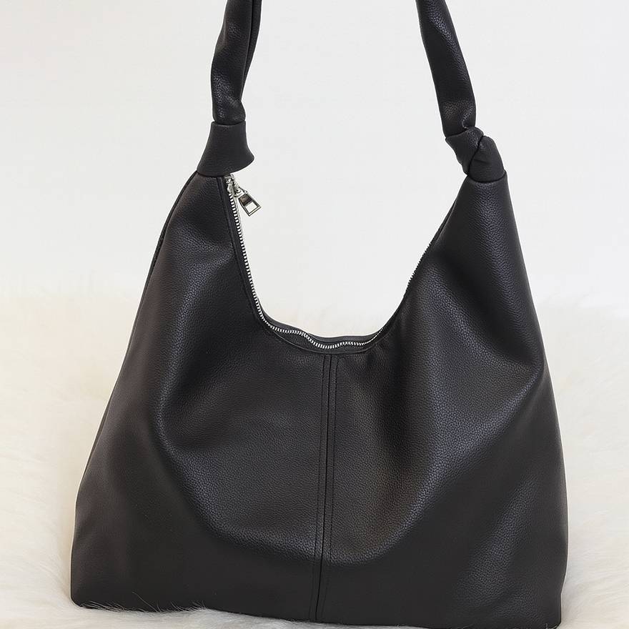 کیف دوشی گره ای مشکی - مانتو پاتریس رشت