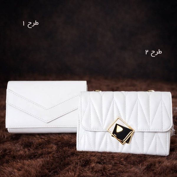 کیف دستی چرم سفید