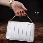 کیف دستی چرم سفید