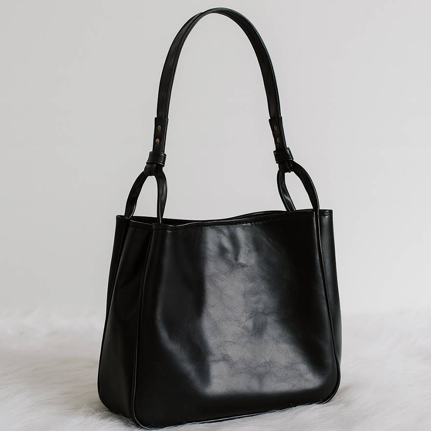 کیف شل دکمه طلایی