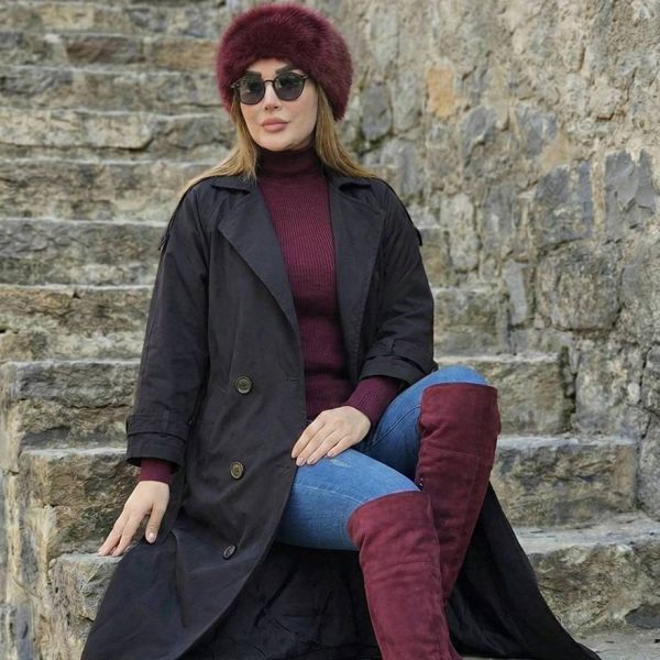 بارانی بلند 6 دکمه - مانتو پاتریس رشت