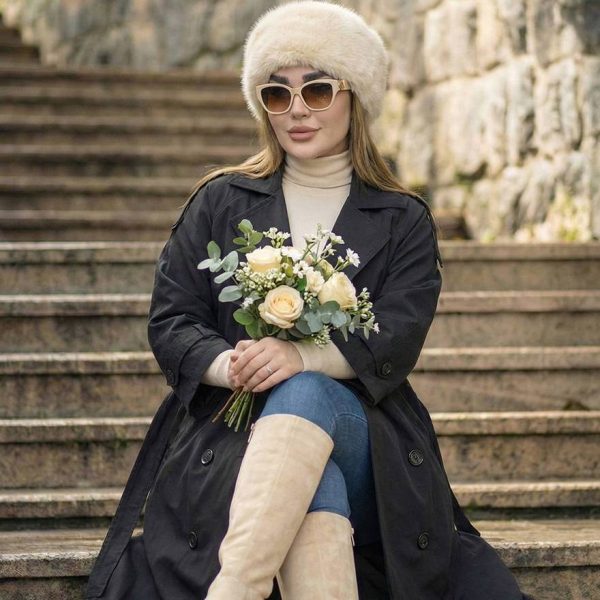 بارانی بلند 6 دکمه - مانتو پاتریس رشت