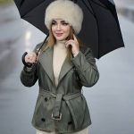 بارانی سگک دار کجراه - مانتو پاتریس رشت